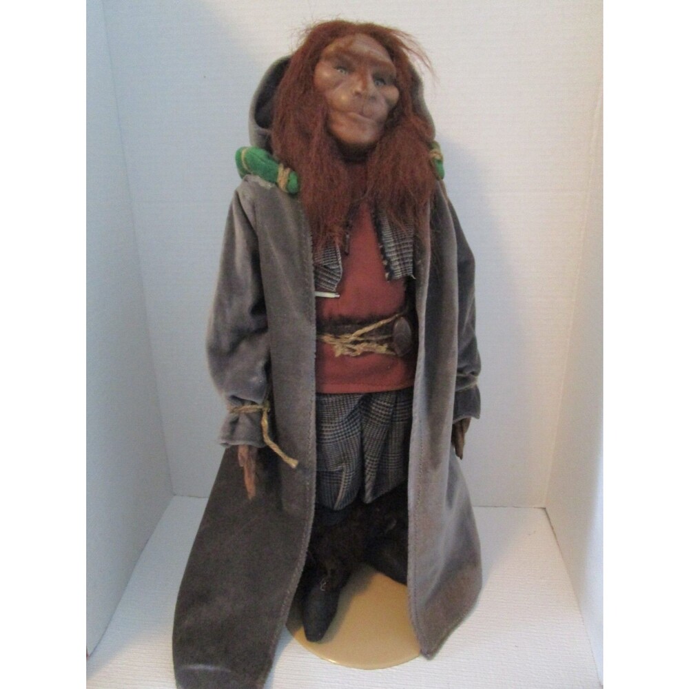 Ron Pearlman Beast Custom OOAK 20" figure with Stand from Beauty & the Beast